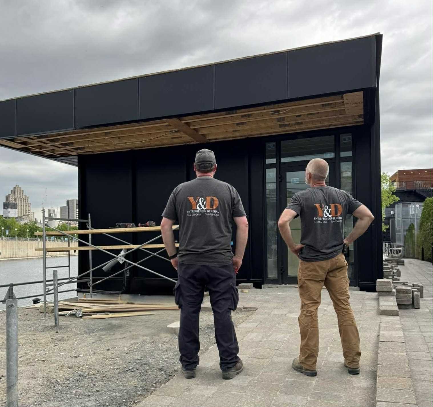 Y&D Rénovations — Équipe sur chantier