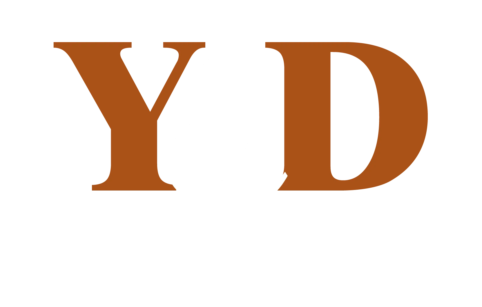 Y&D Rénovations — Logo pour fond sombre
